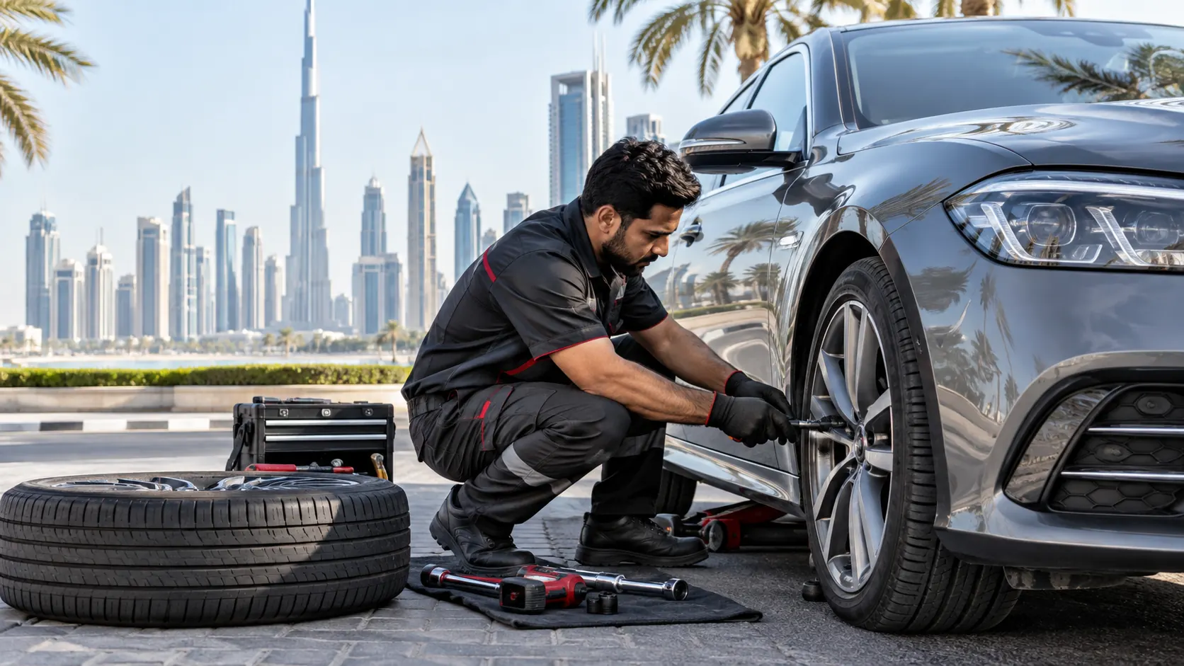 Emergency roadside assistance Dubai